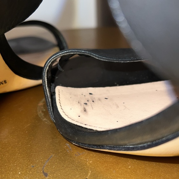 Vince Camuto heels with thick wrap around ankle strap with buckle. - Picture 5 of 5